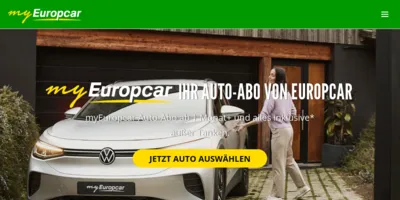 Europcar Auto-Abo Screenshot