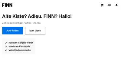 FINN Auto-Abo Screenshot
