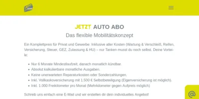 JETZT mobil Auto-Abo Screenshot