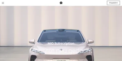 NIO Auto-Abo Screenshot
