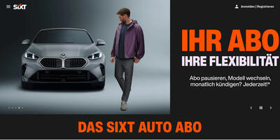 SIXT auto abo Auto-Abo Screenshot