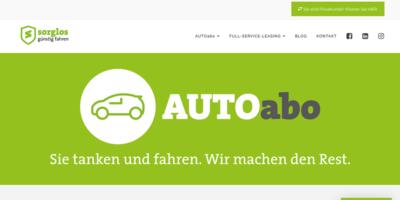 sorglos günstig fahren Auto-Abo Screenshot
