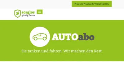 sorglos günstig fahren Auto-Abo Screenshot