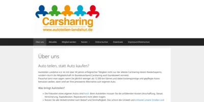 AutoTeilen Landshut CarSharing Screenshot