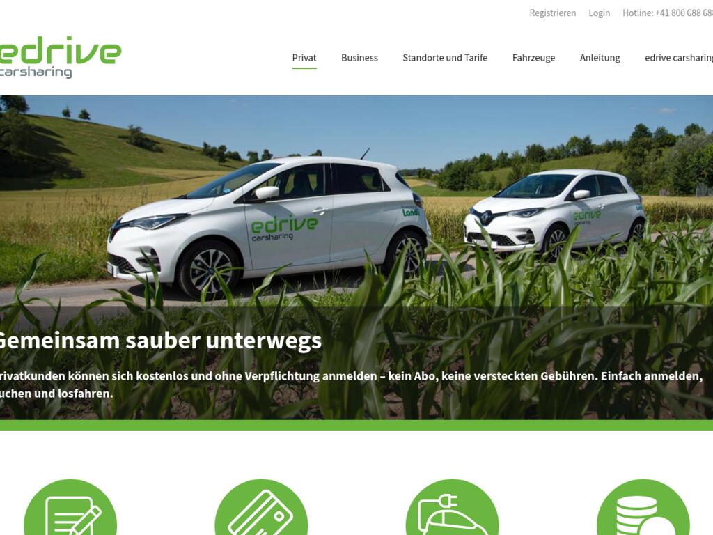 edrive carsharing Screenshot