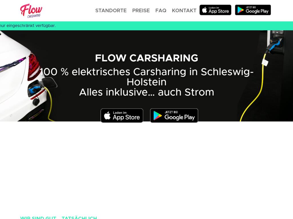 FLOW CARSHARING Screenshot
