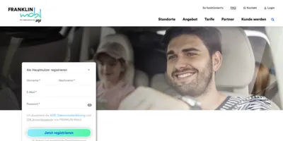 FRANKLIN Mobil CarSharing Screenshot