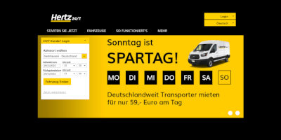 hertz247 CarSharing Screenshot