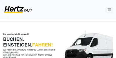 hertz247 CarSharing Screenshot