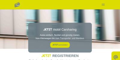 JETZT mobil CarSharing Screenshot