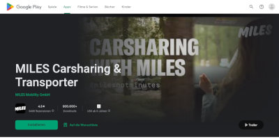 MILES CarSharing Screenshot