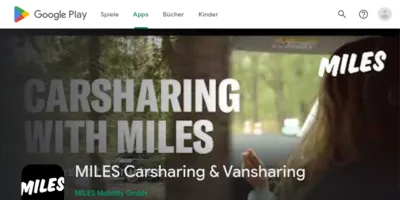 MILES CarSharing Screenshot