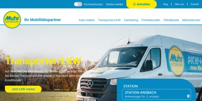 Muhr Autoverleih CarSharing Screenshot