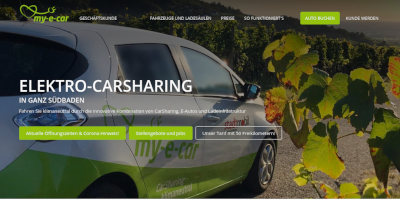 my-e-car CarSharing Screenshot