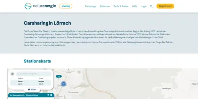 naturenergie sharing CarSharing Screenshot