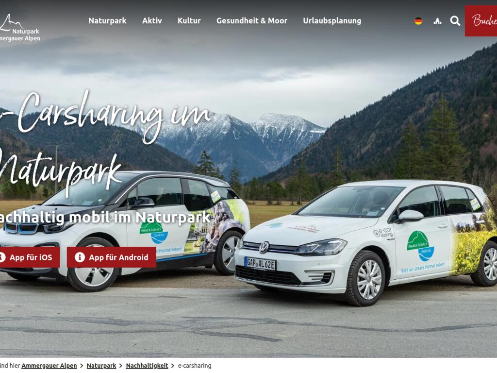 Naturpark Ammergauer Alpen Screenshot