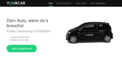 YourCar CarSharing Screenshot