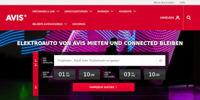 avis Mietwagen Screenshot