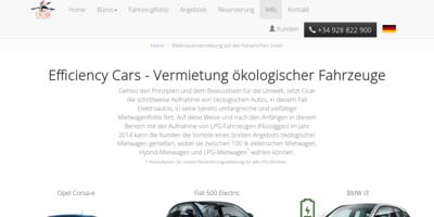 Cicar Mietwagen Screenshot