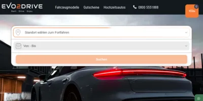 Evo2Drive Mietwagen Screenshot