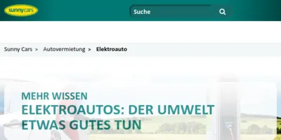 SunnyCars Mietwagen Screenshot