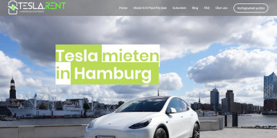 tesla-rent Mietwagen Screenshot