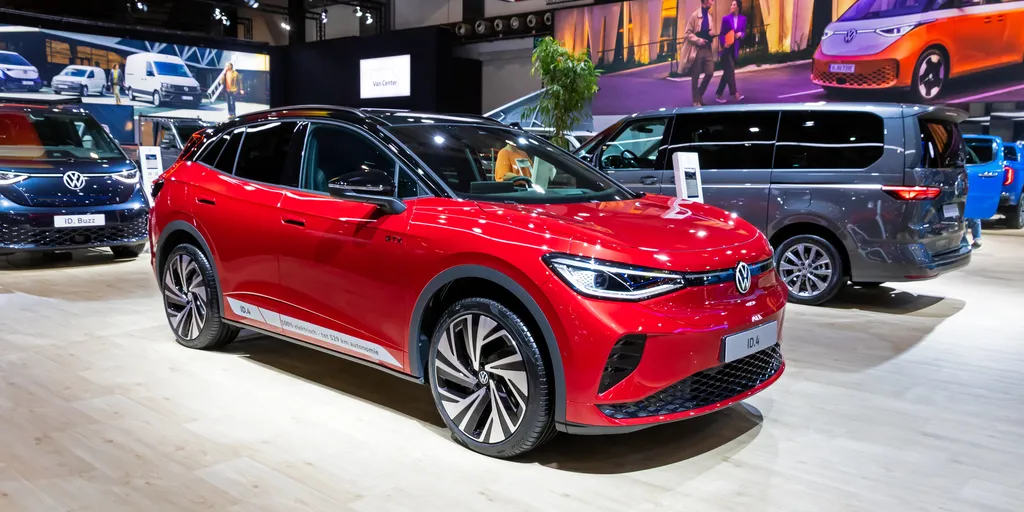Volkswagen ID4 im Brüssel Autosalon