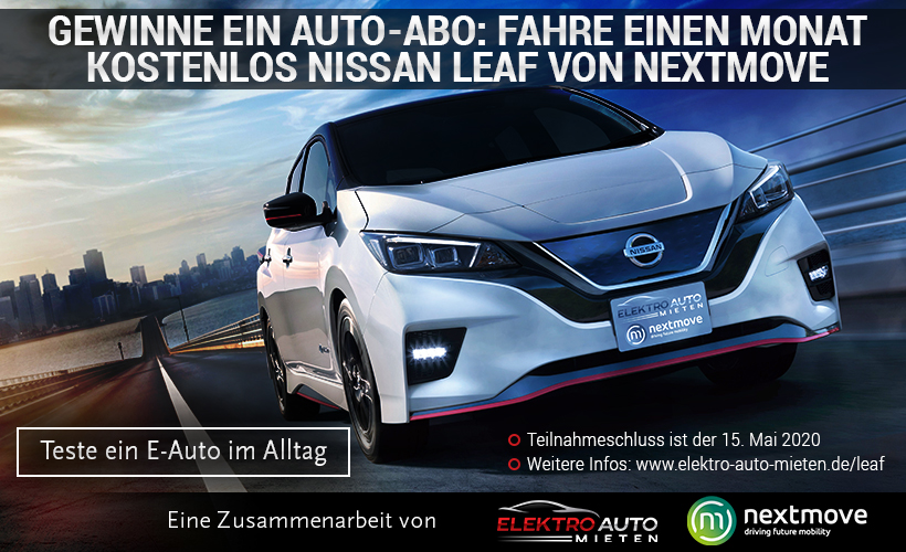 Headerbild Gewinnspiel Nissan Leaf